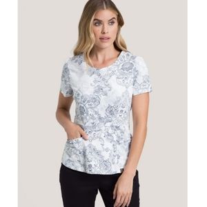 Jaanuu XS Vintage Lace Peplum Top